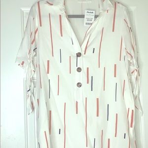 Brand new casual v-neck blouse.